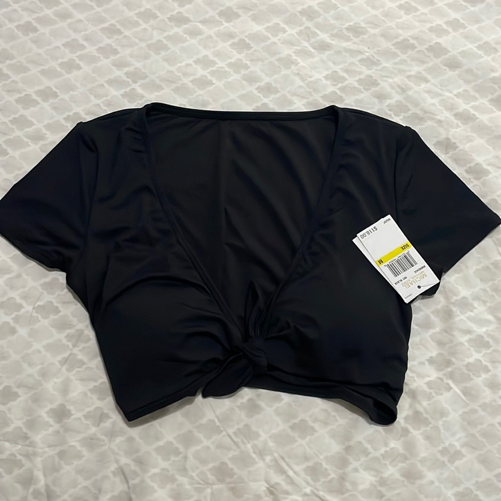 Michael Kors Crop Top, Black
